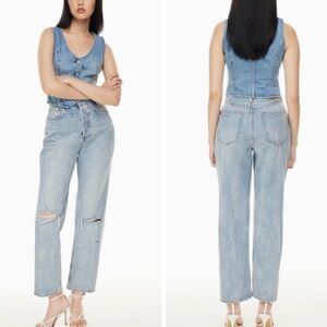 Aritzia Denim Forum The Joni High Rise Loose